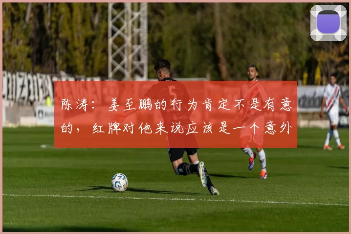 陈涛：姜至鹏的行为肯定不是有意的，红牌对他来说应该是一个意外